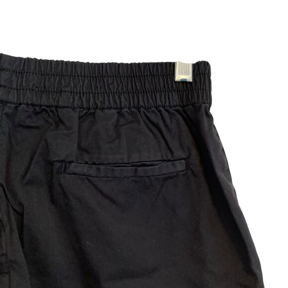 Everlane Black Cotton Elastic Waist Loungewear Loose Fit Curvy Pants Size 4 - Picture 13 of 16